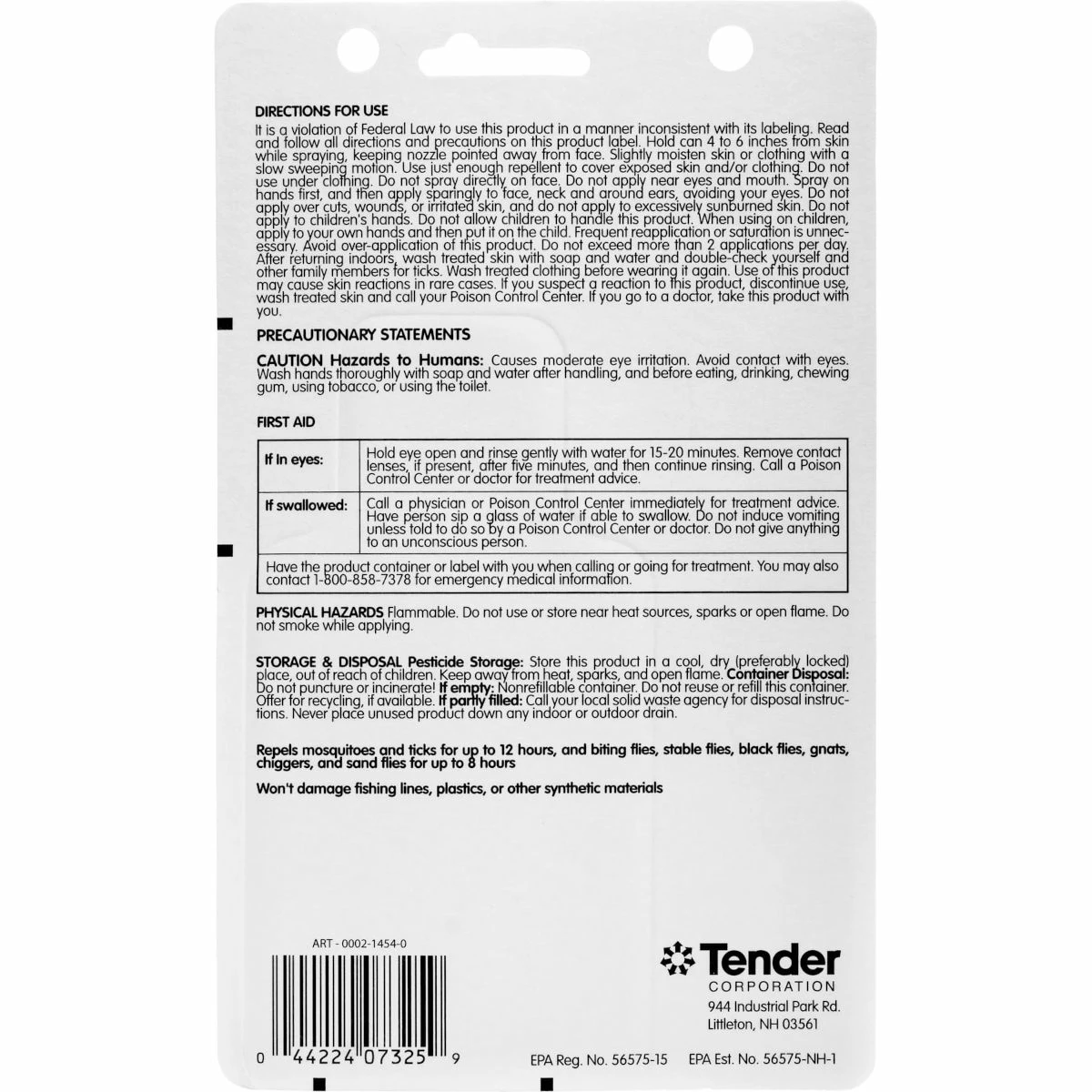 Ben's Tick Repellent 3.4 Oz Spray 2 Ben's Tick Repellent 3.4 Oz Spray - Image 2
