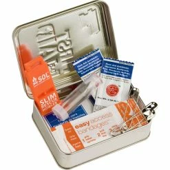 Adventure Medical Kits Adventure First Aid 0.5 Oz Tin -Climbing Accessories Outlet Shop 0120 0203 adventure first aid 0.5 tin open rsz 36991.1626822380