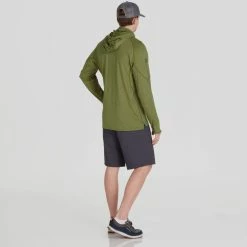 NRS Silkweight Varial Hoodie - Men's 17 NRS Silkweight Varial Hoodie - Men's -Climbing Accessories Outlet Shop 10008 04 Olive Model Back 092121 2000x2000 RSZ 20141.1647987447