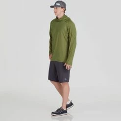 NRS Silkweight Varial Hoodie - Men's 16 NRS Silkweight Varial Hoodie - Men's -Climbing Accessories Outlet Shop 10008 04 Olive Model Front 092121 2000x2000 RSZ 20319.1647987447