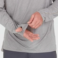 NRS Silkweight Hoodie - Men's 23 NRS Silkweight Hoodie - Men's -Climbing Accessories Outlet Shop 10139 05 Sharkskin Model Detail 100621 2000x2000 rsz 47037.1647976485