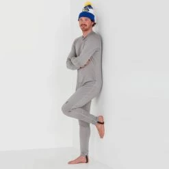 NRS Lightweight Union Suit - Men's 12 NRS Lightweight Union Suit - Men's -Climbing Accessories Outlet Shop 10160 01 Titanium Model Front 101821 2000x2000 RSZ 44153.1647992812