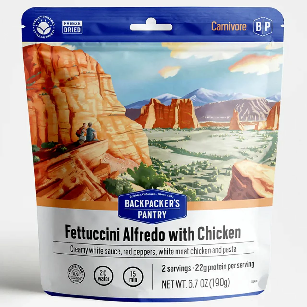 Backpacker's Pantry Fettuccini Alfredo With Chicken 1 Backpacker's Pantry Fettuccini Alfredo With Chicken