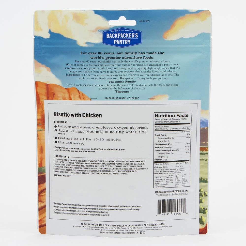 Backpacker's Pantry Risotto With Chicken 2 Backpacker's Pantry Risotto With Chicken - Image 2