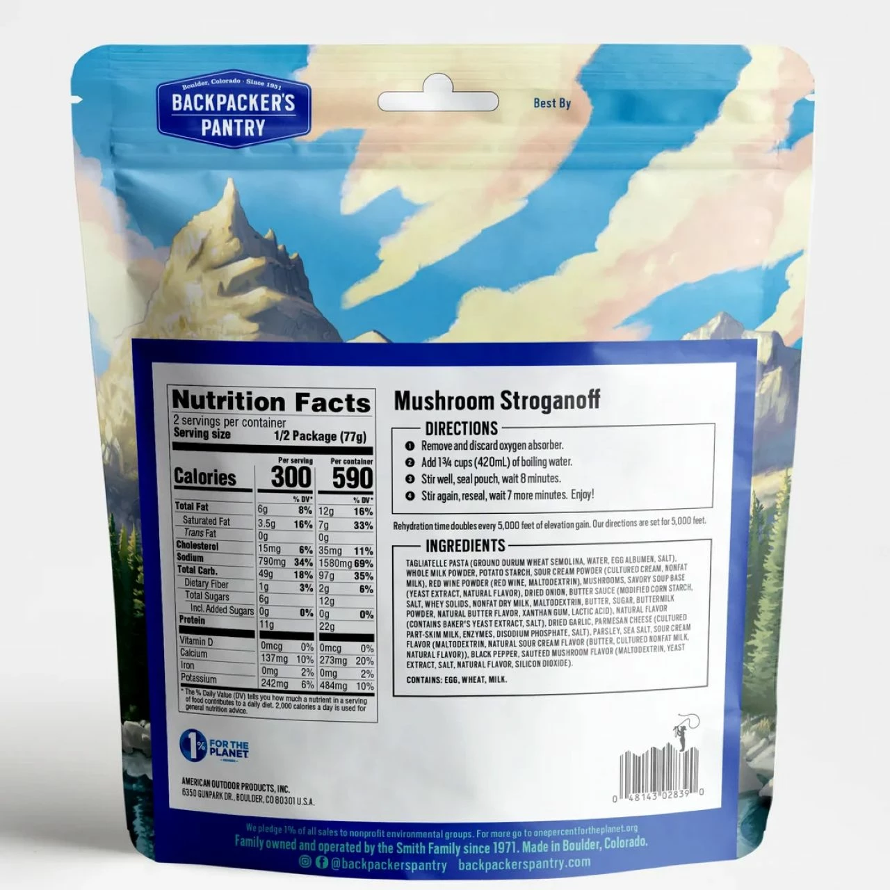 Backpacker's Pantry Mushroom Stroganoff 2 Backpacker's Pantry Mushroom Stroganoff - Image 2
