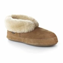 Acorn Sheepskin Bootie Slippers - Men's