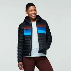 Cotopaxi Fuego Down Hooded Jacket - Women's 30 Cotopaxi Fuego Down Hooded Jacket - Women's -Climbing Accessories Outlet Shop 1200X1200jpeg F22WFuegoDownHoodedJacketBlackChestnutStripes 1767 1200x 50300.1676577612