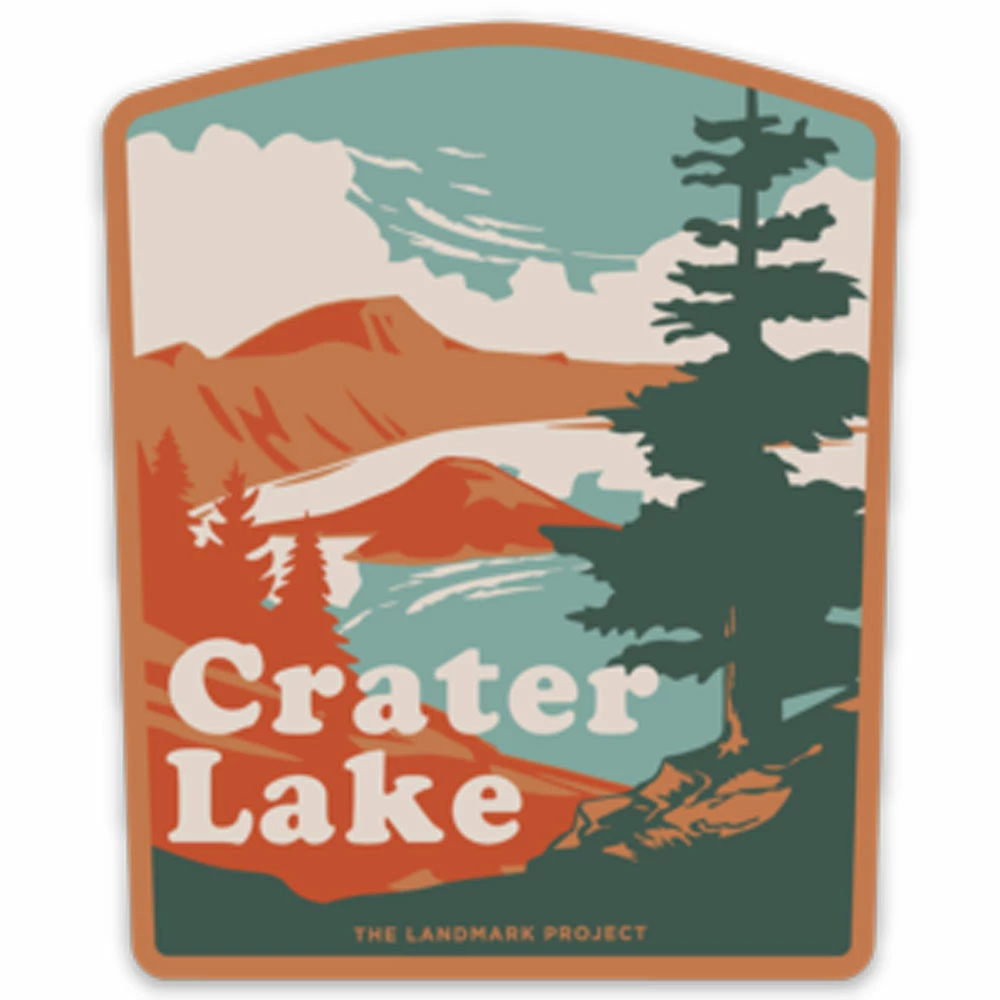 Landmark Project Crater Lake Sticker 1 Landmark Project Crater Lake Sticker