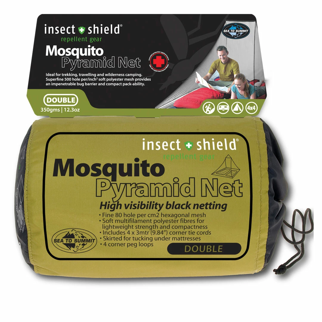 Sea To Summit Mosquito Pyramid Net With Insect Shield - Double (Fall 2022) 3 Sea To Summit Mosquito Pyramid Net With Insect Shield - Double (Fall 2022) - Image 3