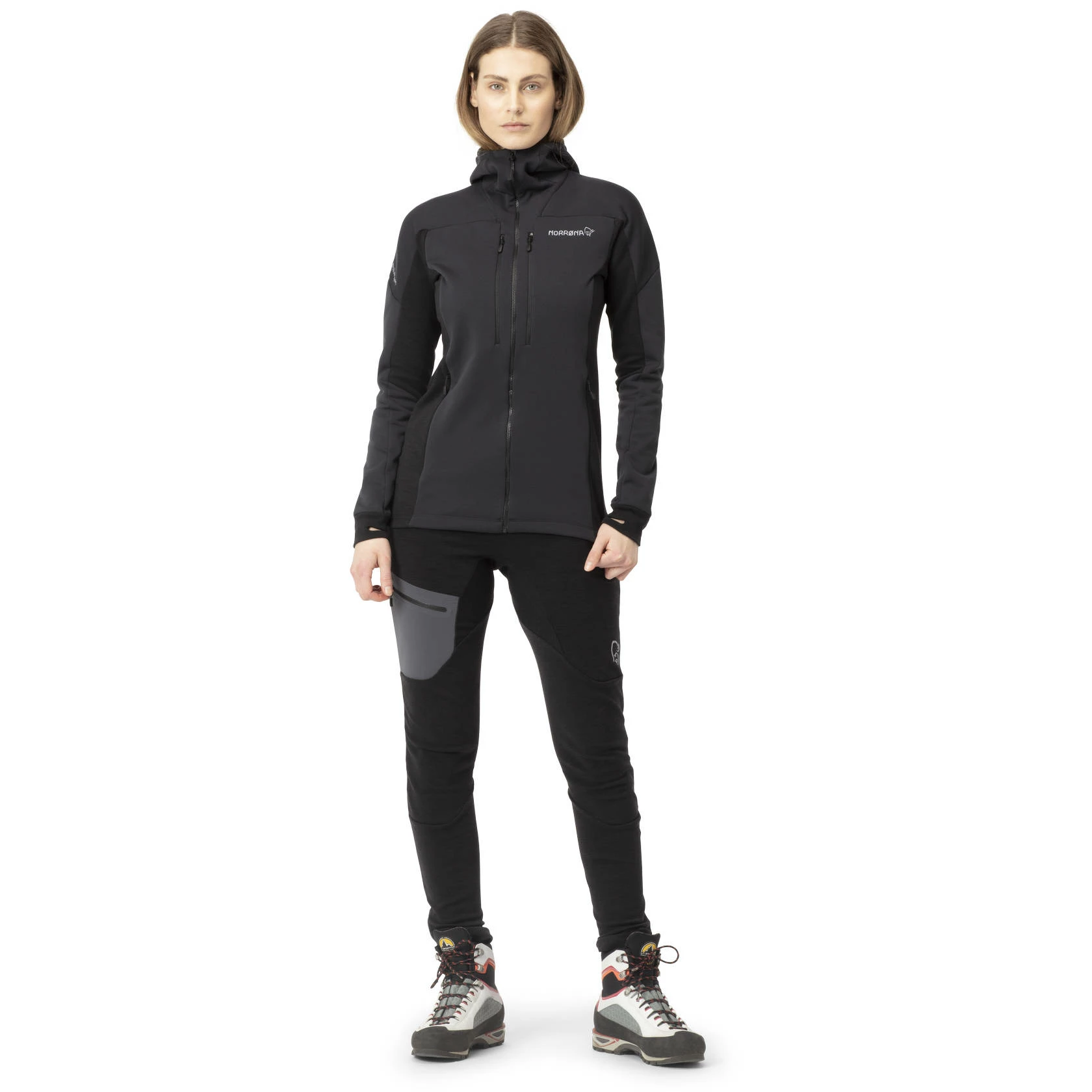 Norrona Trollveggen Powerstretch Pro Zip Hood - Women's 1 Norrona Trollveggen Powerstretch Pro Zip Hood - Women's