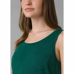 Prana Foundation Scoop Neck Tank - Women's (Fall 2022) 20 Prana Foundation Scoop Neck Tank - Women's (Fall 2022) -Climbing Accessories Outlet Shop 1963751 DEEPPINEHEATHER ALT 5 rsz 32818.1644213031