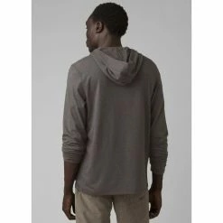 PrAna Hooded T-Shirt - Men's 5 PrAna Hooded T-Shirt - Men's -Climbing Accessories Outlet Shop 1965541 charcoalheather alt 2 rsz 86506.1642789430