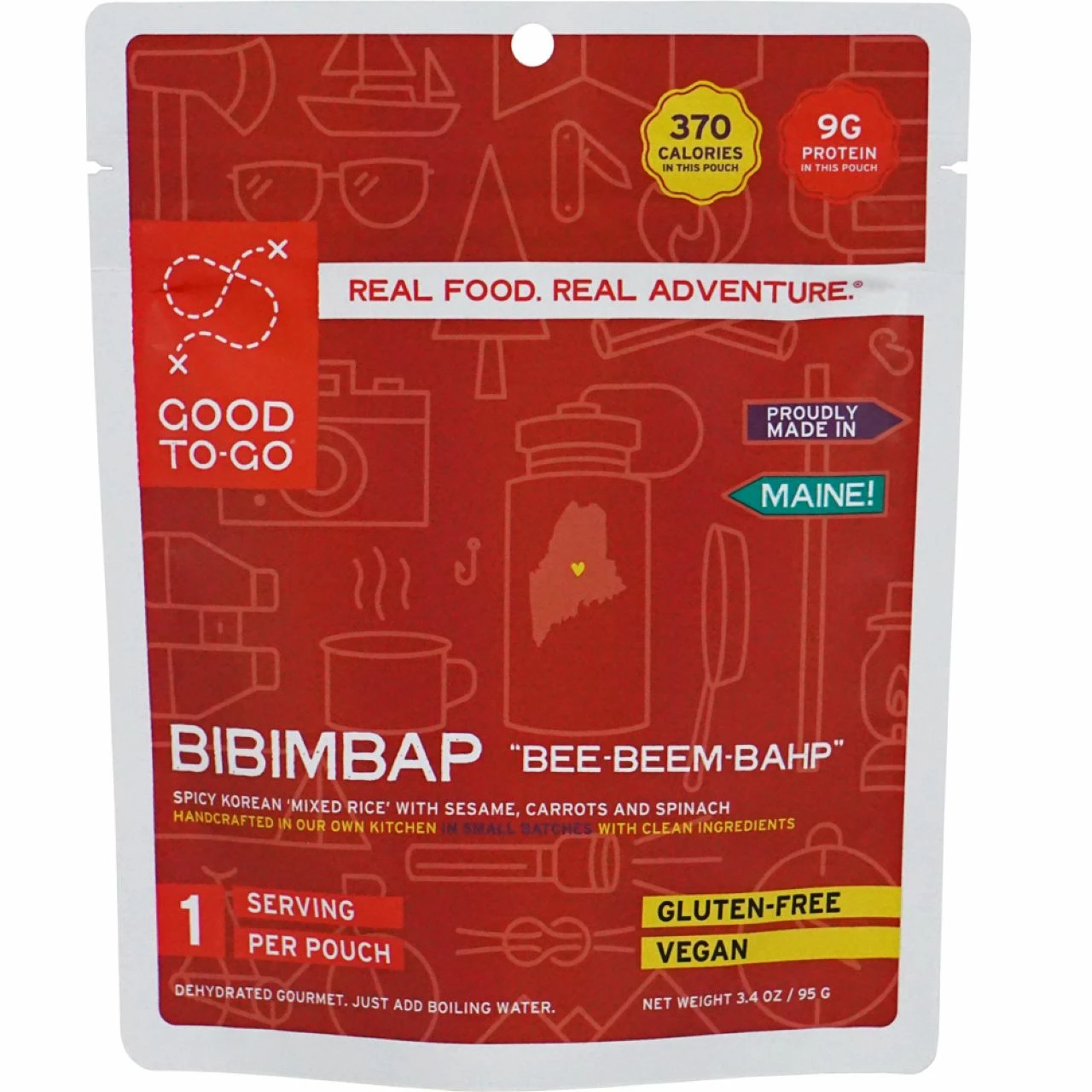 Good To-Go Korean Bibimbap - 1 Serving 1 Good To-Go Korean Bibimbap - 1 Serving