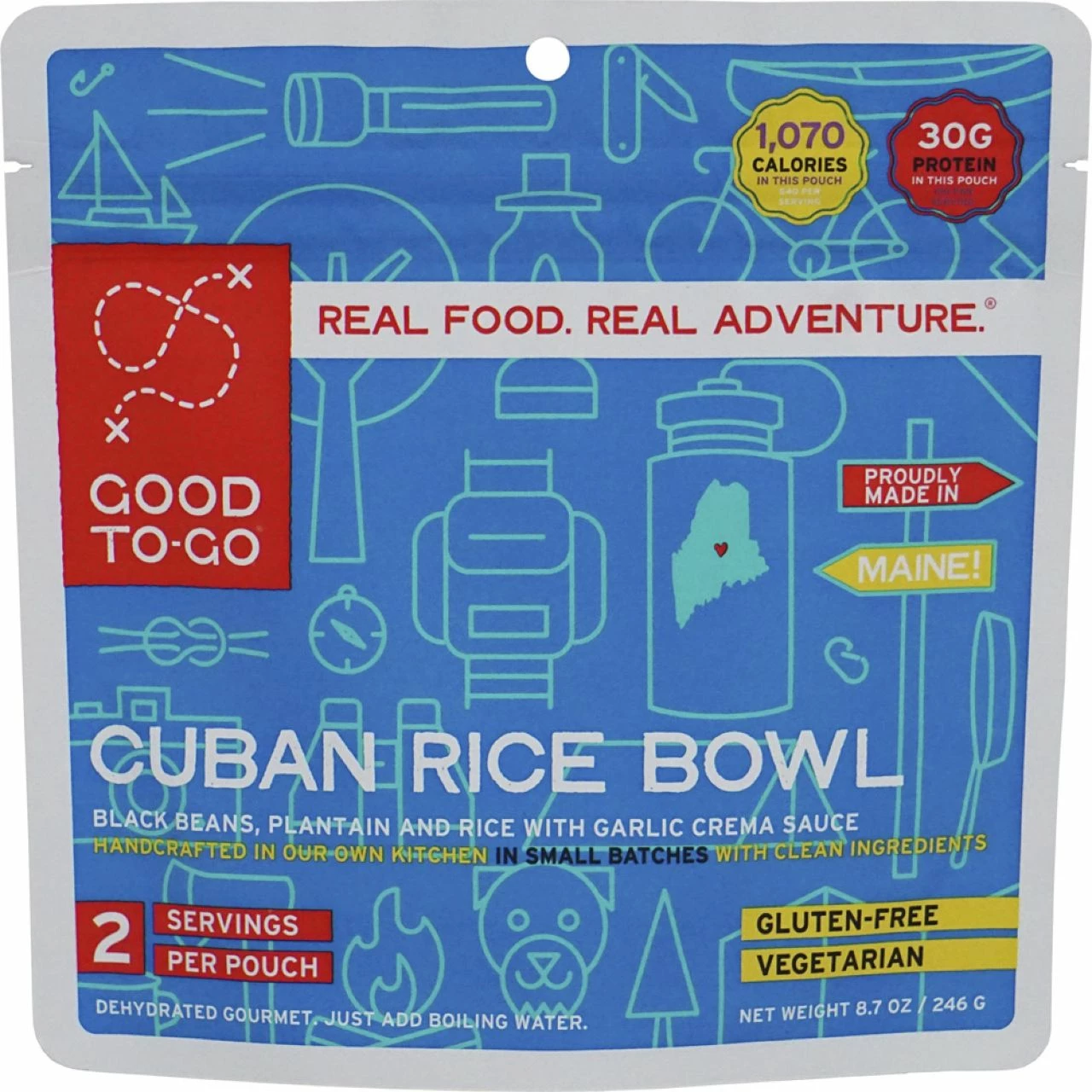 Good To-Go Cuban Rice Bowl - 2 Servings 1 Good To-Go Cuban Rice Bowl - 2 Servings