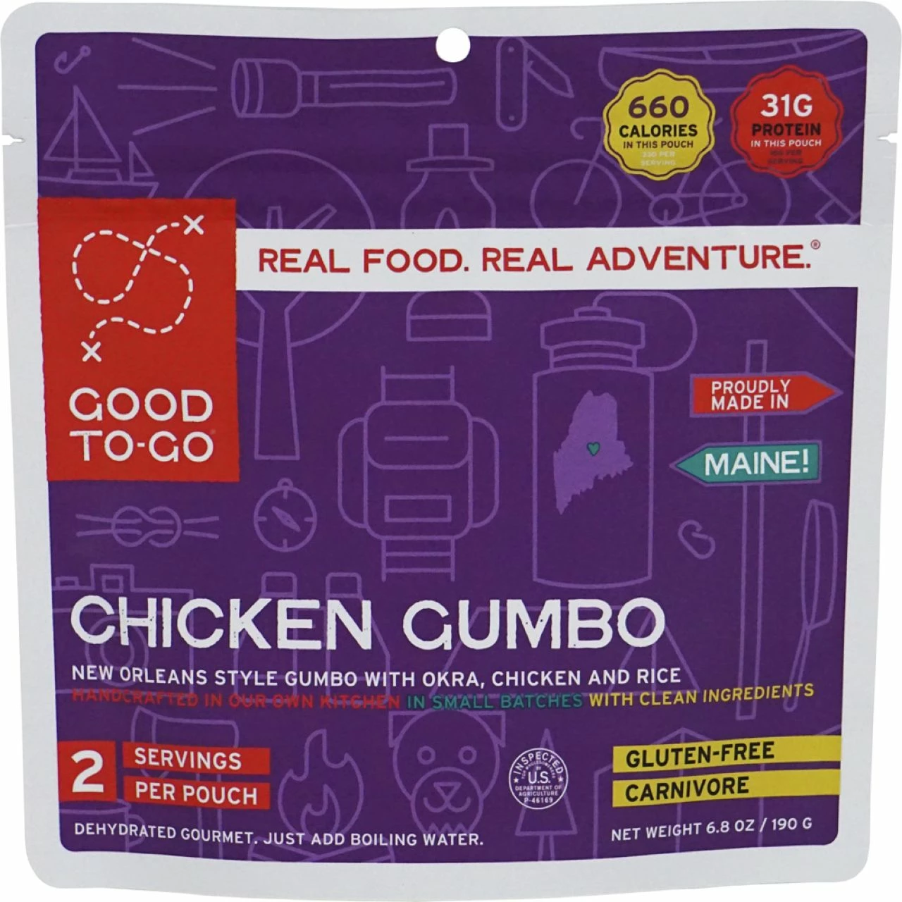 Good To-Go Chicken Gumbo - 2 Servings 1 Good To-Go Chicken Gumbo - 2 Servings