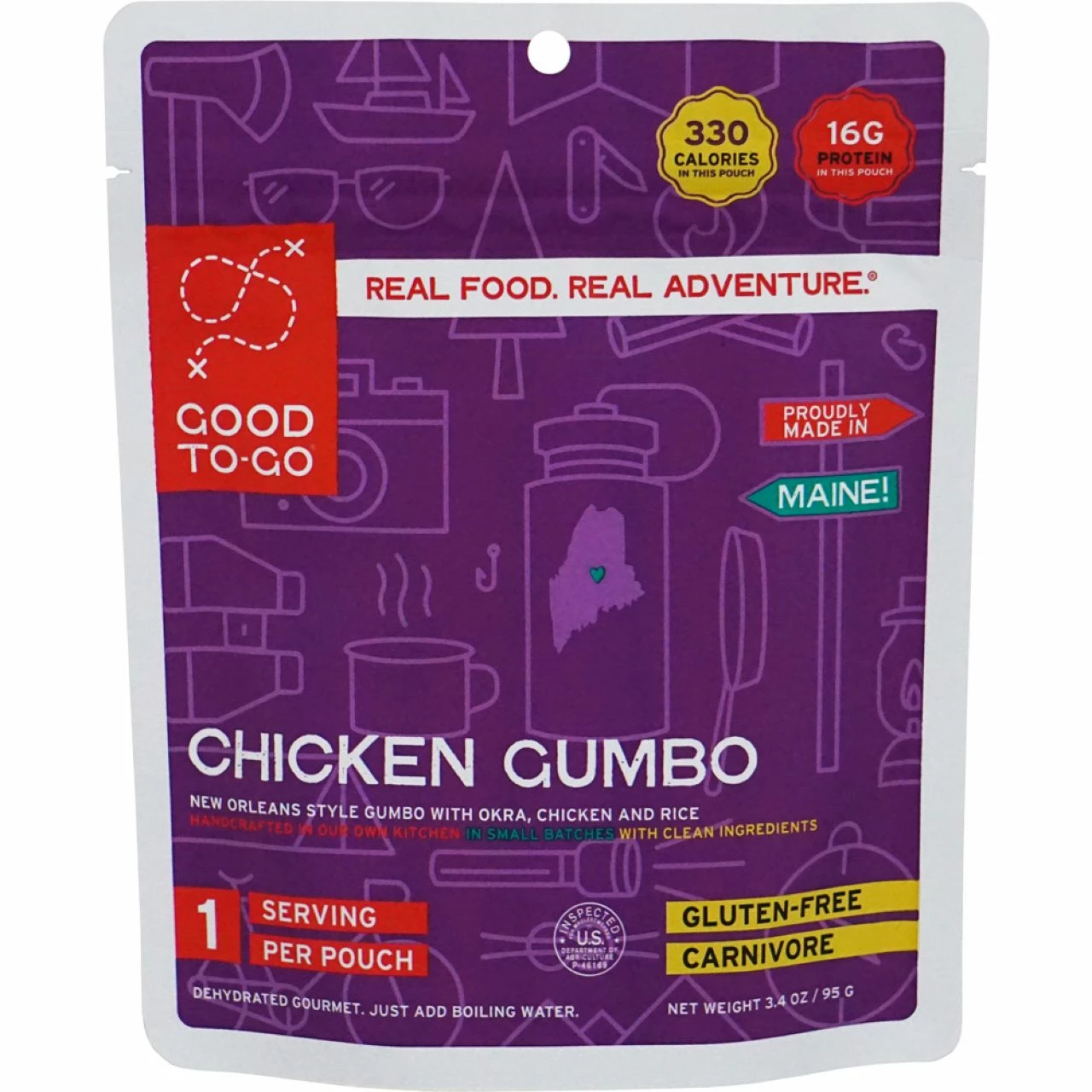 Good To-Go Chicken Gumbo - 1 Serving 1 Good To-Go Chicken Gumbo - 1 Serving