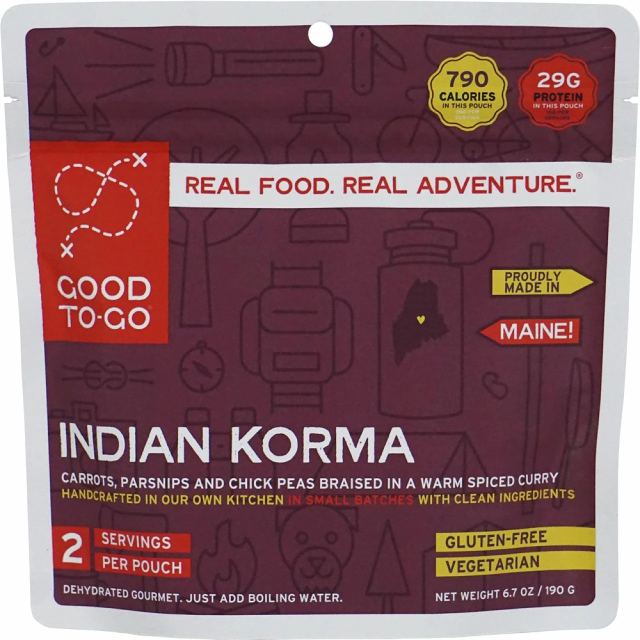 Good To-Go Indian Vegetable Korma - 2 Servings 1 Good To-Go Indian Vegetable Korma - 2 Servings
