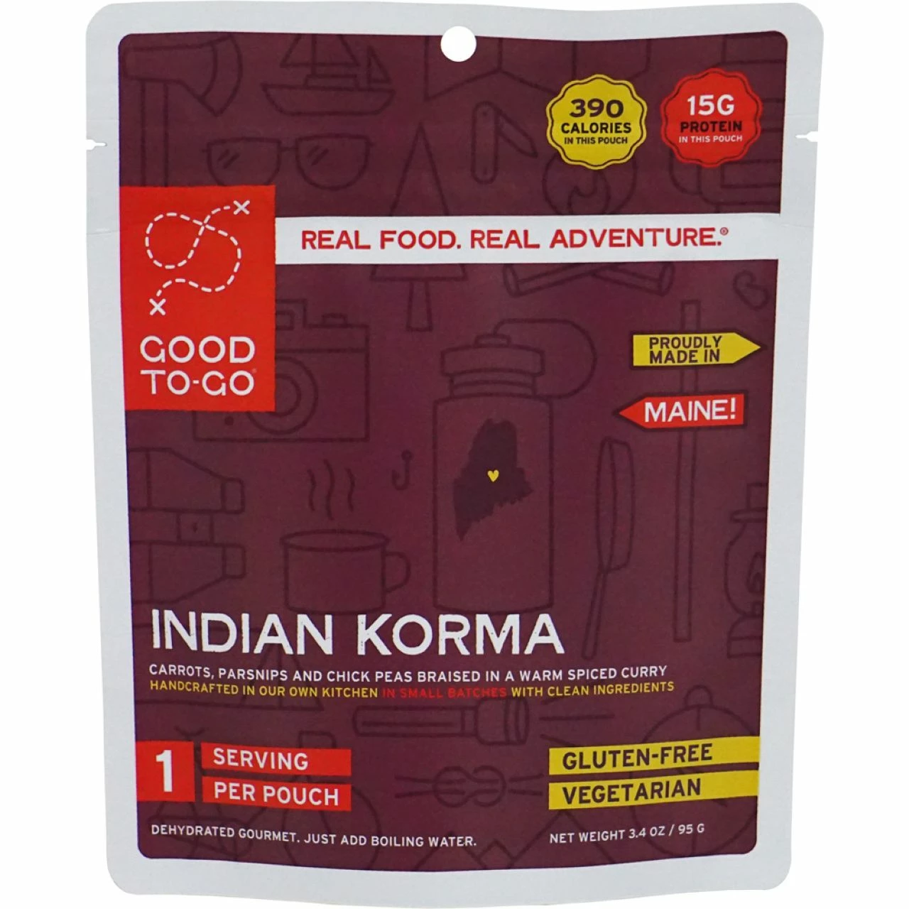 Good To-Go Indian Vegetable Korma - 1 Serving 1 Good To-Go Indian Vegetable Korma - 1 Serving