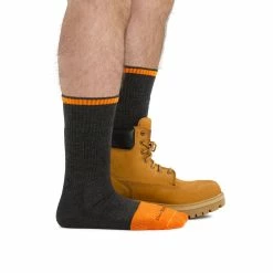 Darn Tough Steely Boot Sock Midweight W/ Full Cushion Toe - Men's -Climbing Accessories Outlet Shop 2006 graphite footwear rsz 62930.1677087515