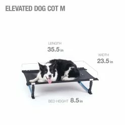 Helinox Elevated Dog Cot - Medium (Fall 2022) 11 Helinox Elevated Dog Cot - Medium (Fall 2022) -Climbing Accessories Outlet Shop 2021ElevatedDogCotM Black 6DimsImperial 1613848704501 800x rsz 62738.1646681190