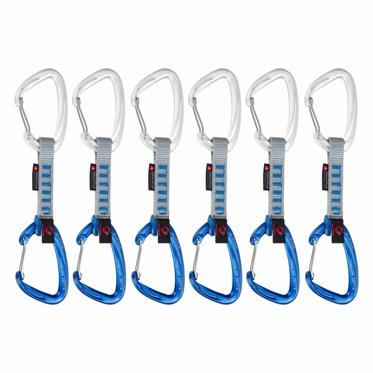 Mammut Crag Wire 10 Cm Indicator Quickdraw - 6-Pack 1 Mammut Crag Wire 10 Cm Indicator Quickdraw - 6-Pack