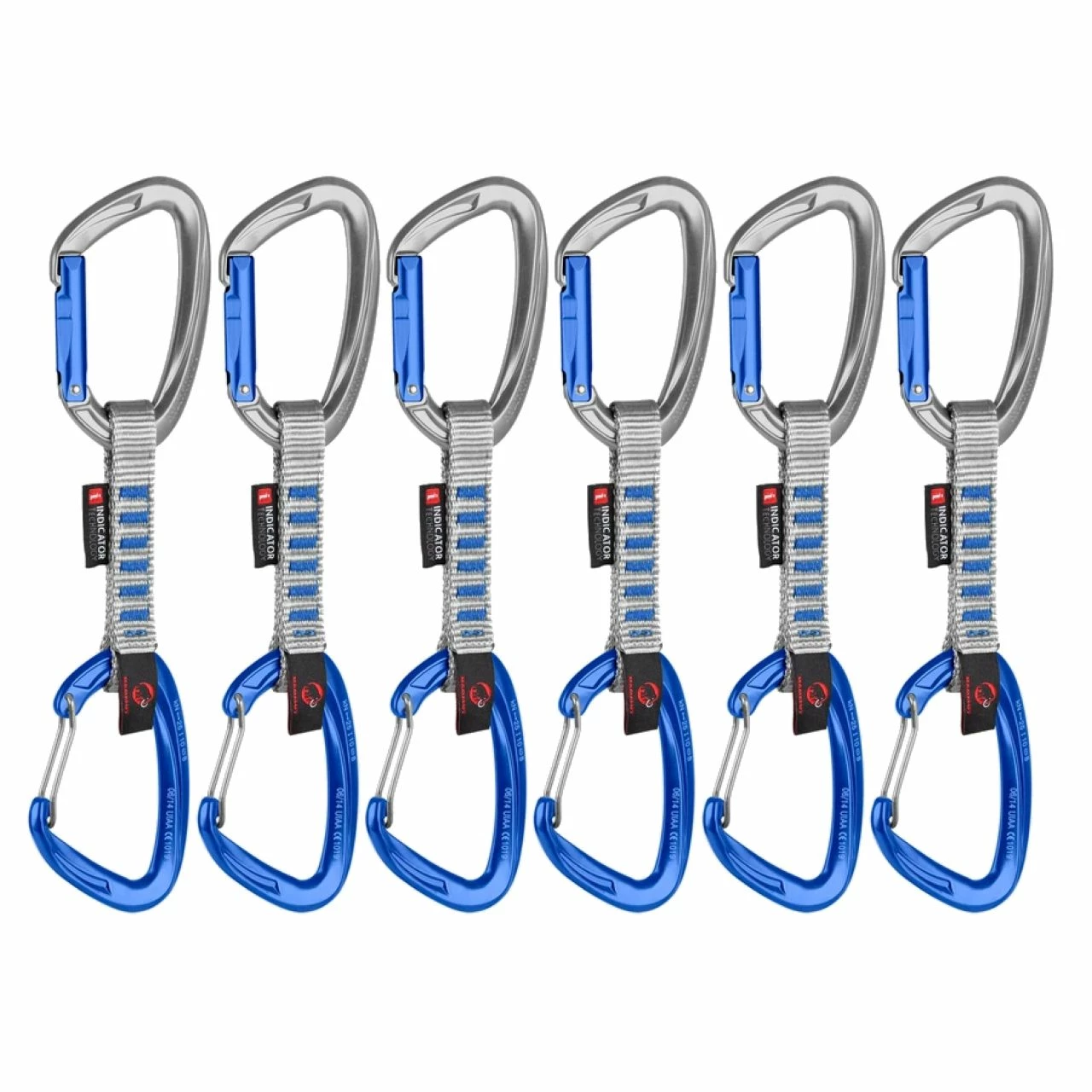 Mammut Crag Keylock Wire 10 Cm Indicator Quickdraw - 6-Pack 1 Mammut Crag Keylock Wire 10 Cm Indicator Quickdraw - 6-Pack