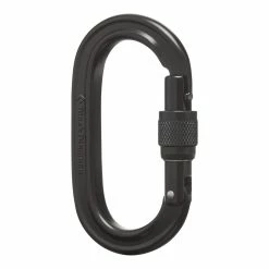 Black Diamond Oval Screwgate Carabiner -Climbing Accessories Outlet Shop 210084 black black ovalscrewgate 3qtr 79500.1626822533