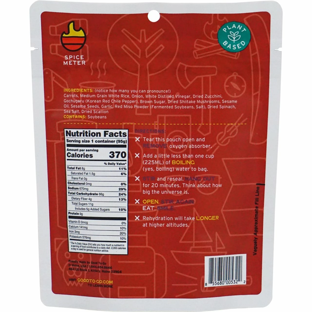 Good To-Go Korean Bibimbap - 1 Serving 2 Good To-Go Korean Bibimbap - 1 Serving - Image 2