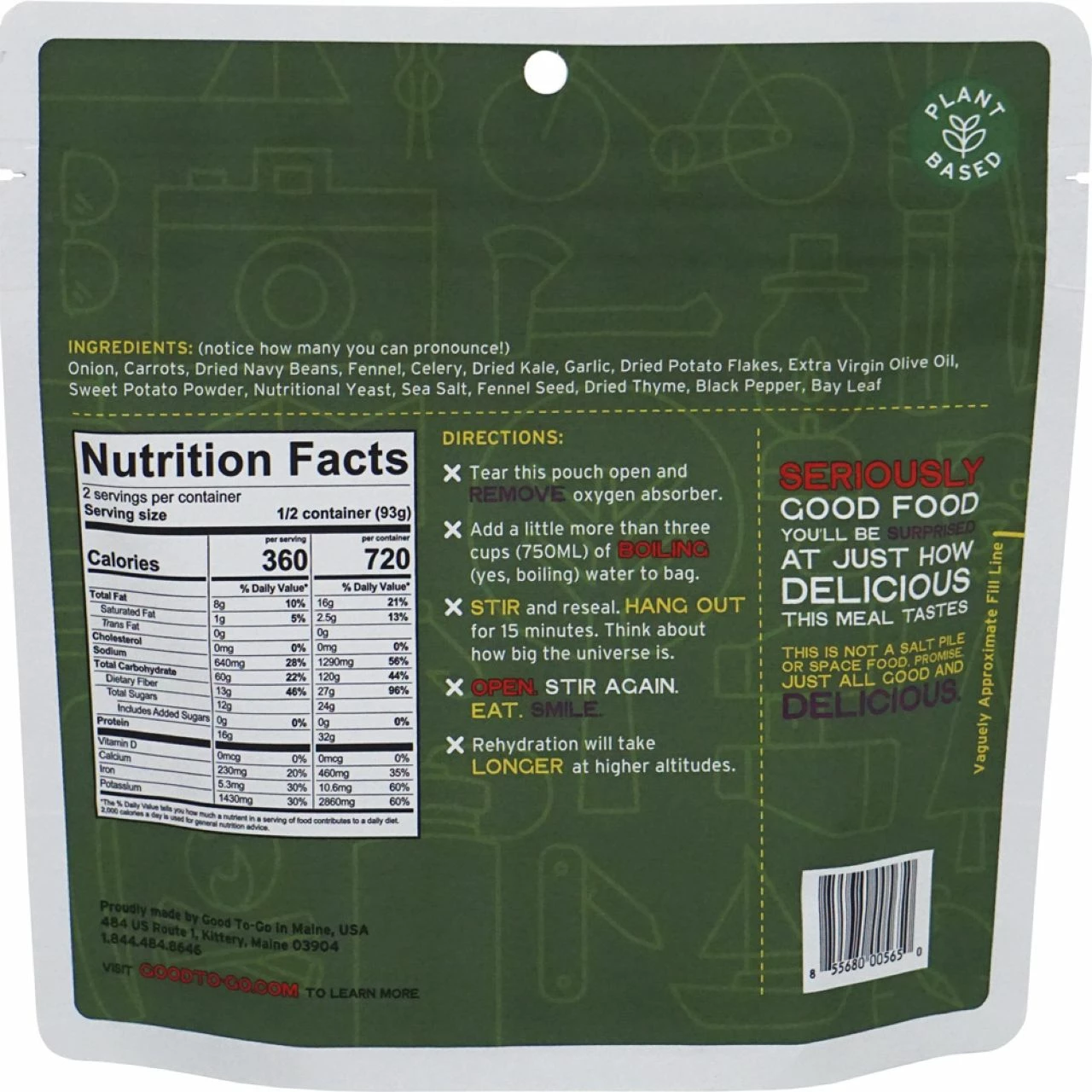 Good To-Go Kale And White Bean Stew - 2 Servings 2 Good To-Go Kale And White Bean Stew - 2 Servings - Image 2