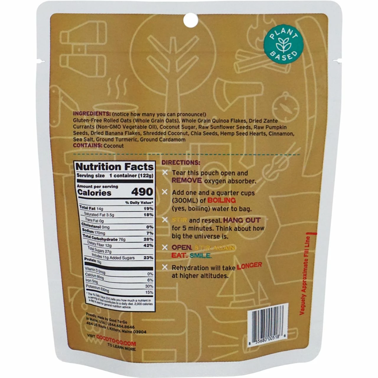 Good To-Go Oatmeal 2 Good To-Go Oatmeal - Image 2