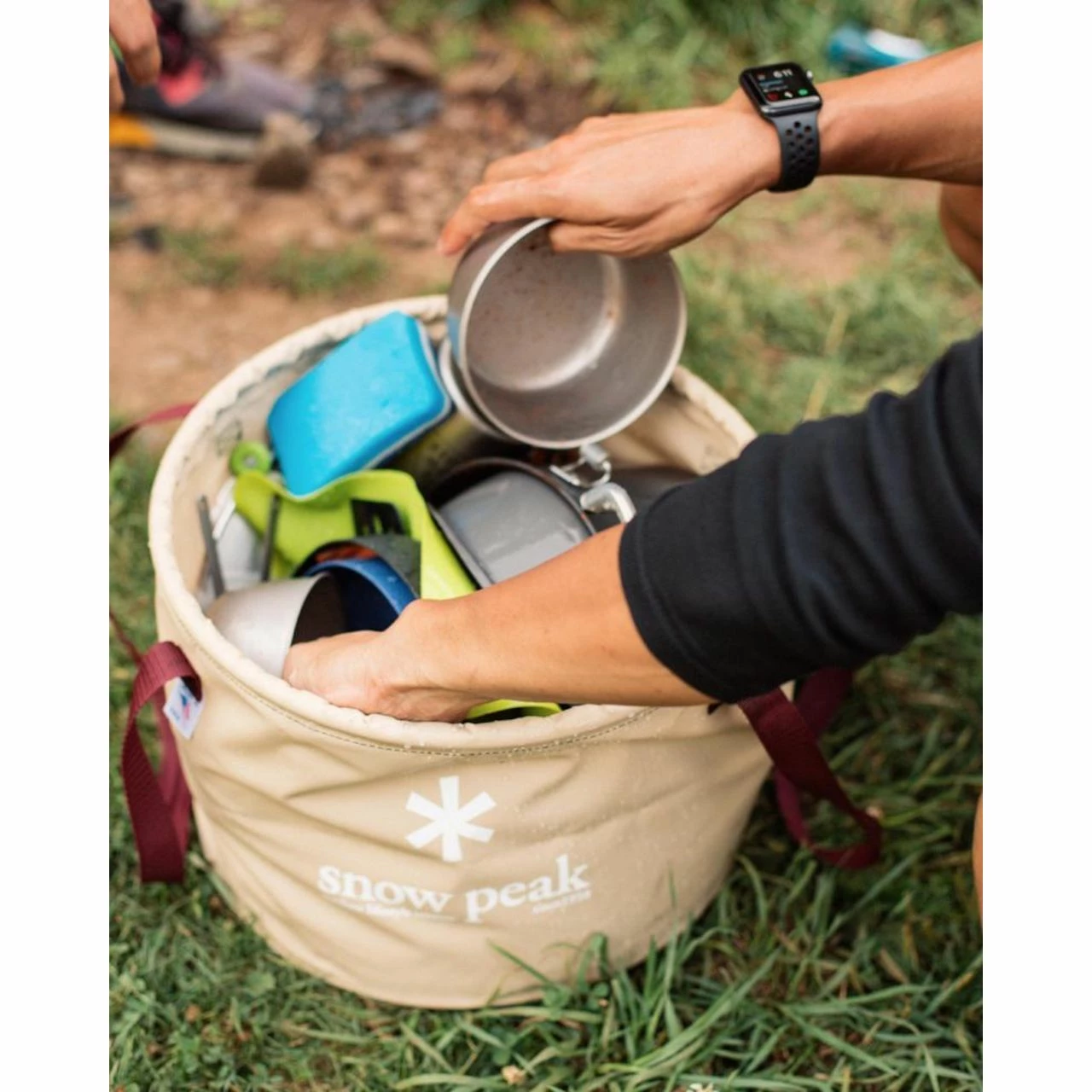 Snow Peak Camping Bucket Jumbo 3 Snow Peak Camping Bucket Jumbo - Image 3