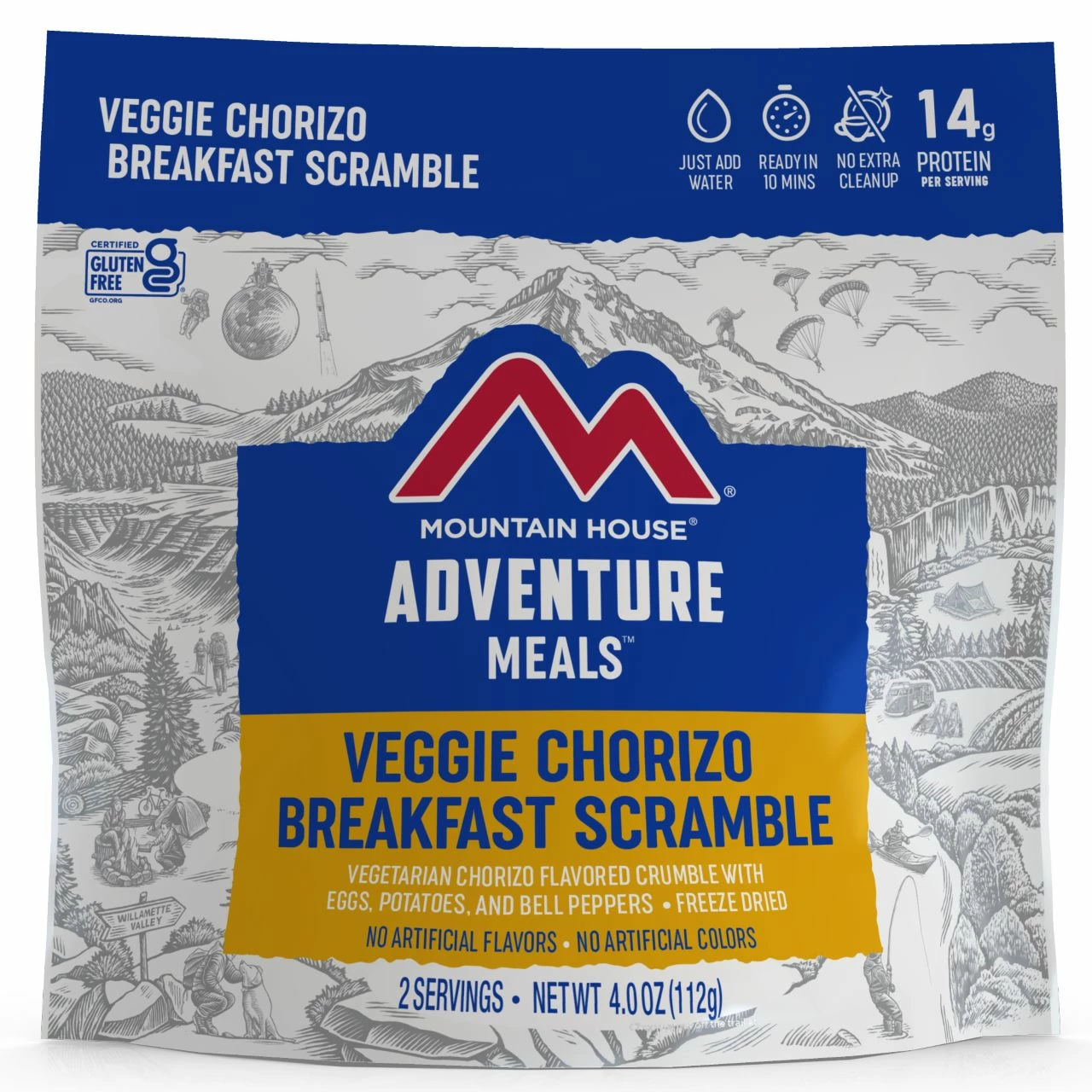 Mountain House Veggie Chorizo Breakfast Scramble 1 Mountain House Veggie Chorizo Breakfast Scramble