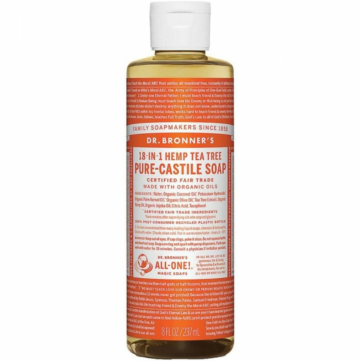 Dr. Bronner's Soap - Tea Tree 2 Dr. Bronner's Soap - Tea Tree - Image 2
