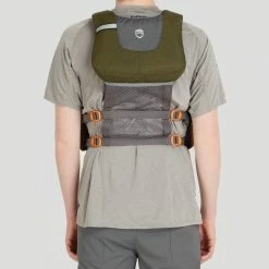 NRS Chinook Fishing PFD - Unisex -Climbing Accessories Outlet Shop 40009 05 Bark Model BackCrop 041522 rsz 04891.1677220617