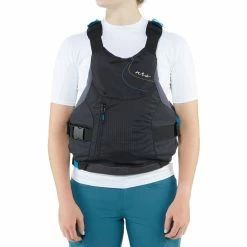 NRS Siren PFD - Women's (Spring 2022) 22 NRS Siren PFD - Women's (Spring 2022) -Climbing Accessories Outlet Shop 40036 03 Black Model Front 070819 2000x2000 rsz 81761.1647968003