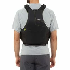 NRS Ion PFD - Unisex (Spring 2022) -Climbing Accessories Outlet Shop 40056 02 black model back 062019 2000x2000 rsz 10742.1626823220