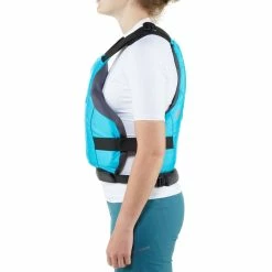 NRS Ion PFD - Unisex (Spring 2022) -Climbing Accessories Outlet Shop 40056 02 teal model side 070819 2000x2000 rsz 30599.1626823224