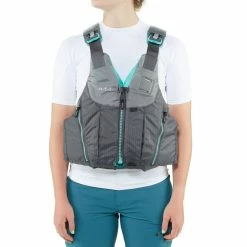 NRS Nora PFD - Women's 25 NRS Nora PFD - Women's -Climbing Accessories Outlet Shop 40073 01 charcoal model front 070819 2000x2000 rsz 68111.1626822803