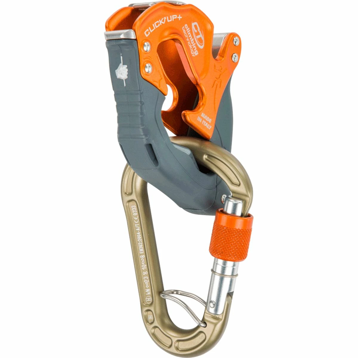 Climbing Technology Click-Up+ Belay Device & HMS 1 Climbing Technology Click-Up+ Belay Device & HMS