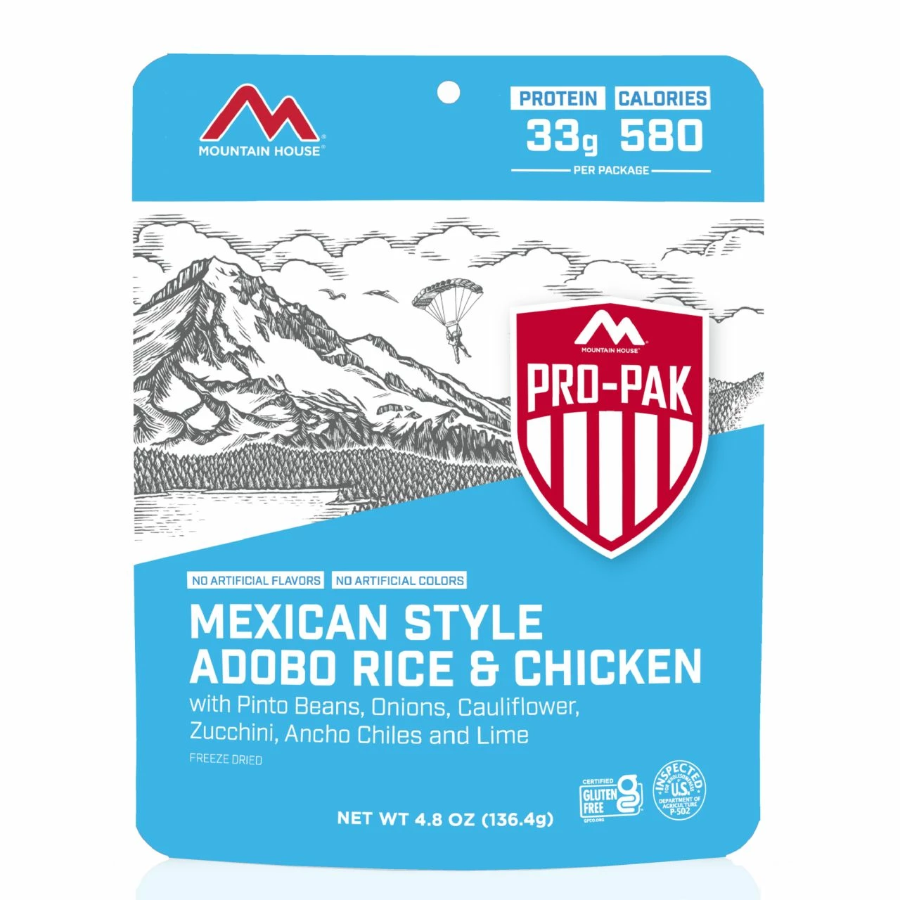 Mountain House Mexican Style Adobo Rice & Chicken - Pro-Pak 1 Mountain House Mexican Style Adobo Rice & Chicken - Pro-Pak