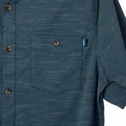 KAVU Welland SS Shirt - Men's (Spring 2022) -Climbing Accessories Outlet Shop 5124 FRENCHNAVY L2 58268.1647026910