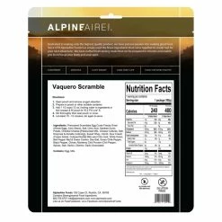 AlpineAire Foods Vaquero Scramble -Climbing Accessories Outlet Shop 60140 US Vaquero Scamble BACK AlpineAire 1 rsz 26285.1649702909