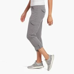 KUHL Freeflex Roll-Up Pant - Women's 23 KUHL Freeflex Roll-Up Pant - Women's -Climbing Accessories Outlet Shop 6326 Freeflex RollUp Flint LeftSide rsz 66725.1677010005