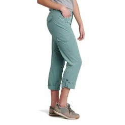 KUHL Freeflex Roll-Up Pant - Women's 26 KUHL Freeflex Roll-Up Pant - Women's -Climbing Accessories Outlet Shop 6326 freeflex roll up eucalyptus side pdp photo rsz 77689.1677009983