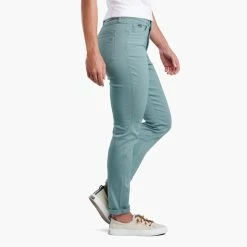 KUHL Kontour Skinny Pant - Women's -Climbing Accessories Outlet Shop 6373 kontour skinny eucalyptus side pdp photo rsz 27551.1677008597