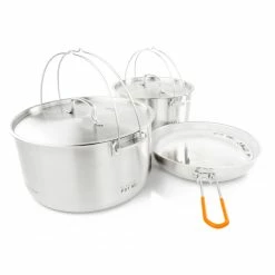 GSI Outdoors Glacier Stainless Troop Cookset