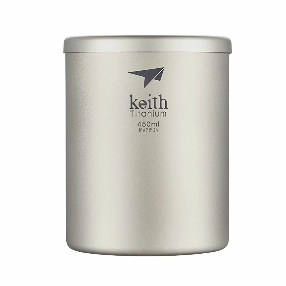 Keith Double-Wall Titanium Mug With Lid 5 Keith Double-Wall Titanium Mug With Lid - Image 5