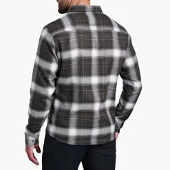 KUHL Law Flannel Long Sleeve - Men's (Fall 2022) -Climbing Accessories Outlet Shop 7373 Law Flannel LS Aged Oak Back rsz 58791.1676589436