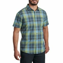 KUHL Styk Short Sleeve - Men's (Spring 2022) -Climbing Accessories Outlet Shop 7383 EVGR P1 37355 rsz 33344.1658338063