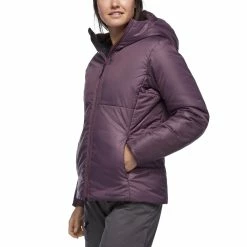 Black Diamond Belay Parka - Women's -Climbing Accessories Outlet Shop 746101 5002 wbelayparka plum om front 04318.1626822883